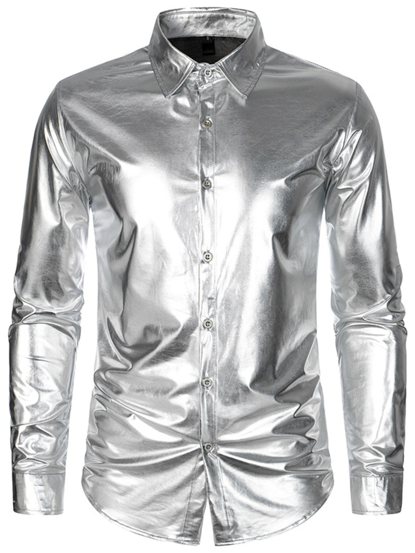 Men's Long Sleeve Button-Down Shirt - cas7m