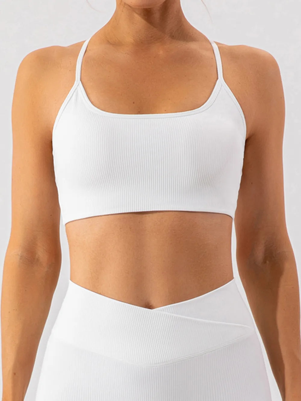 Spaghetti Strap Active Bra - cas7m