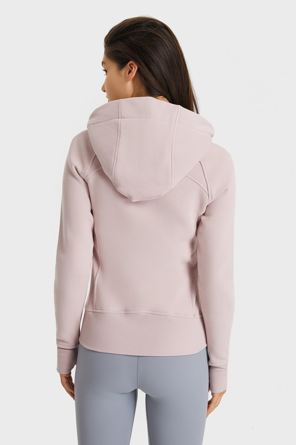 Millennia Zip Up Seam Detail Hooded Sports Jacket - cas7m
