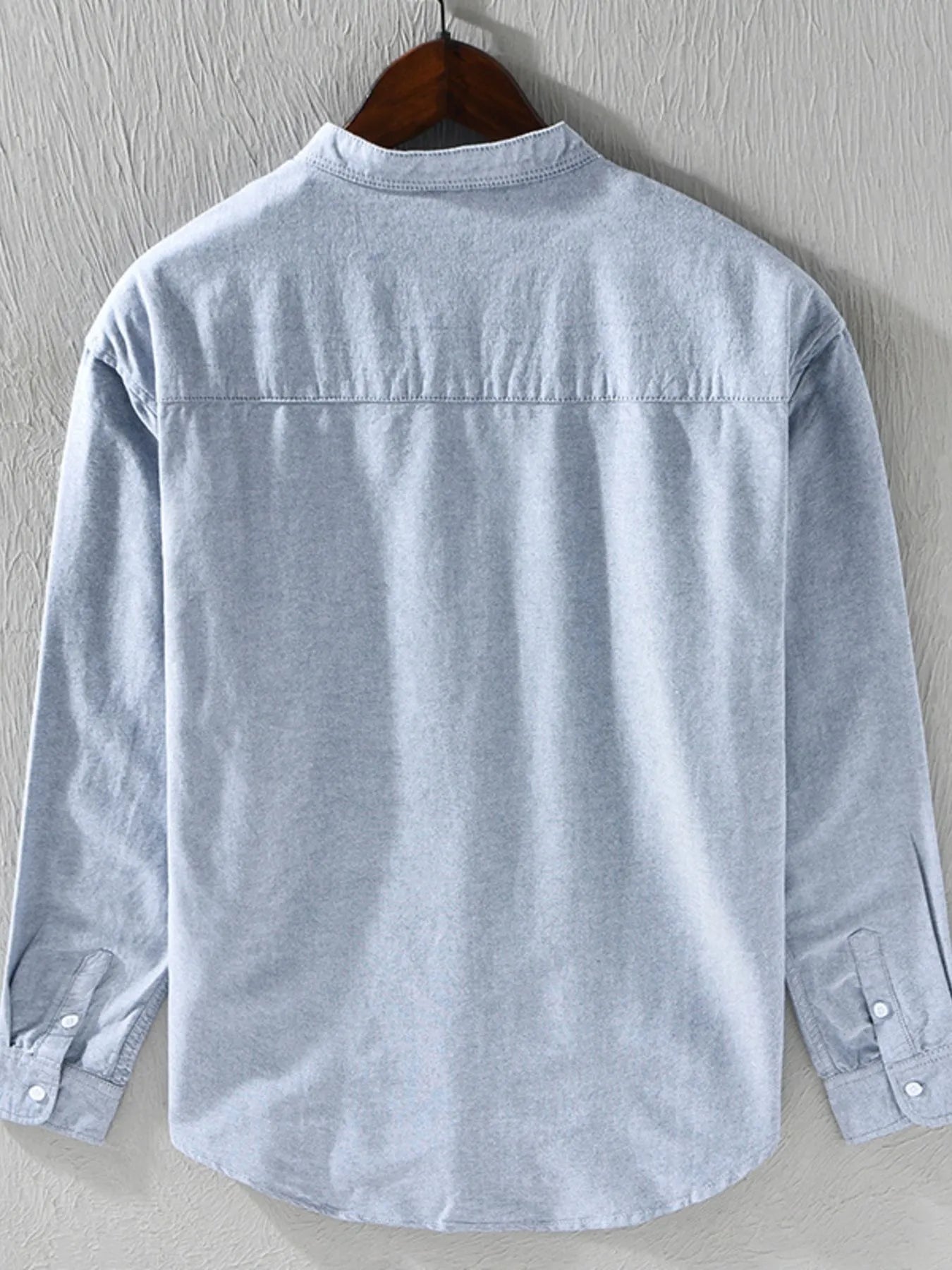 Men's Button Up Long Sleeve Shirt - cas7m