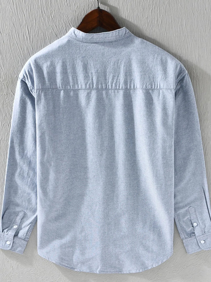 Men's Button Up Long Sleeve Shirt - cas7m