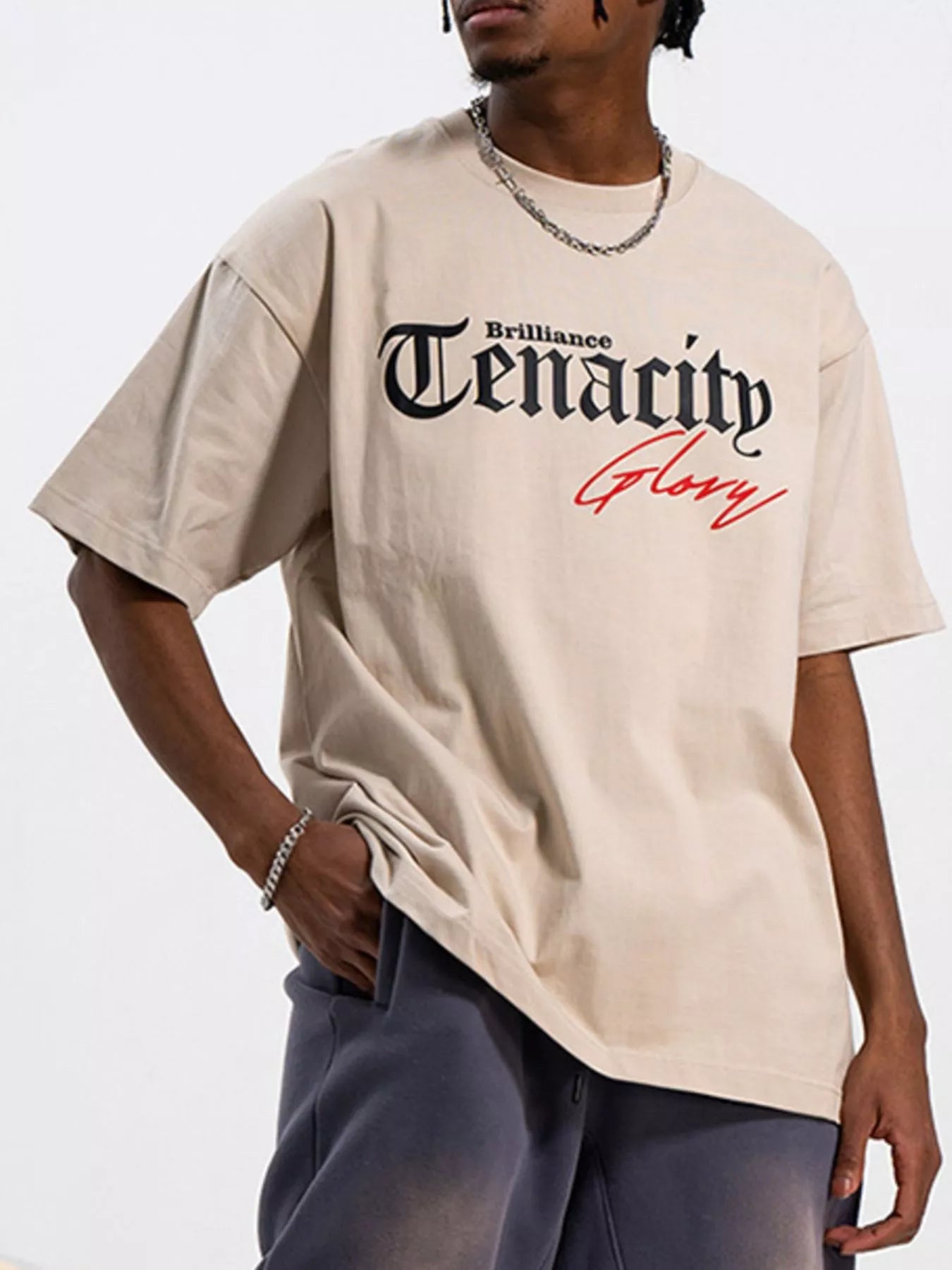 Men's Round Neck Short Sleeve T-Shirt - cas7m