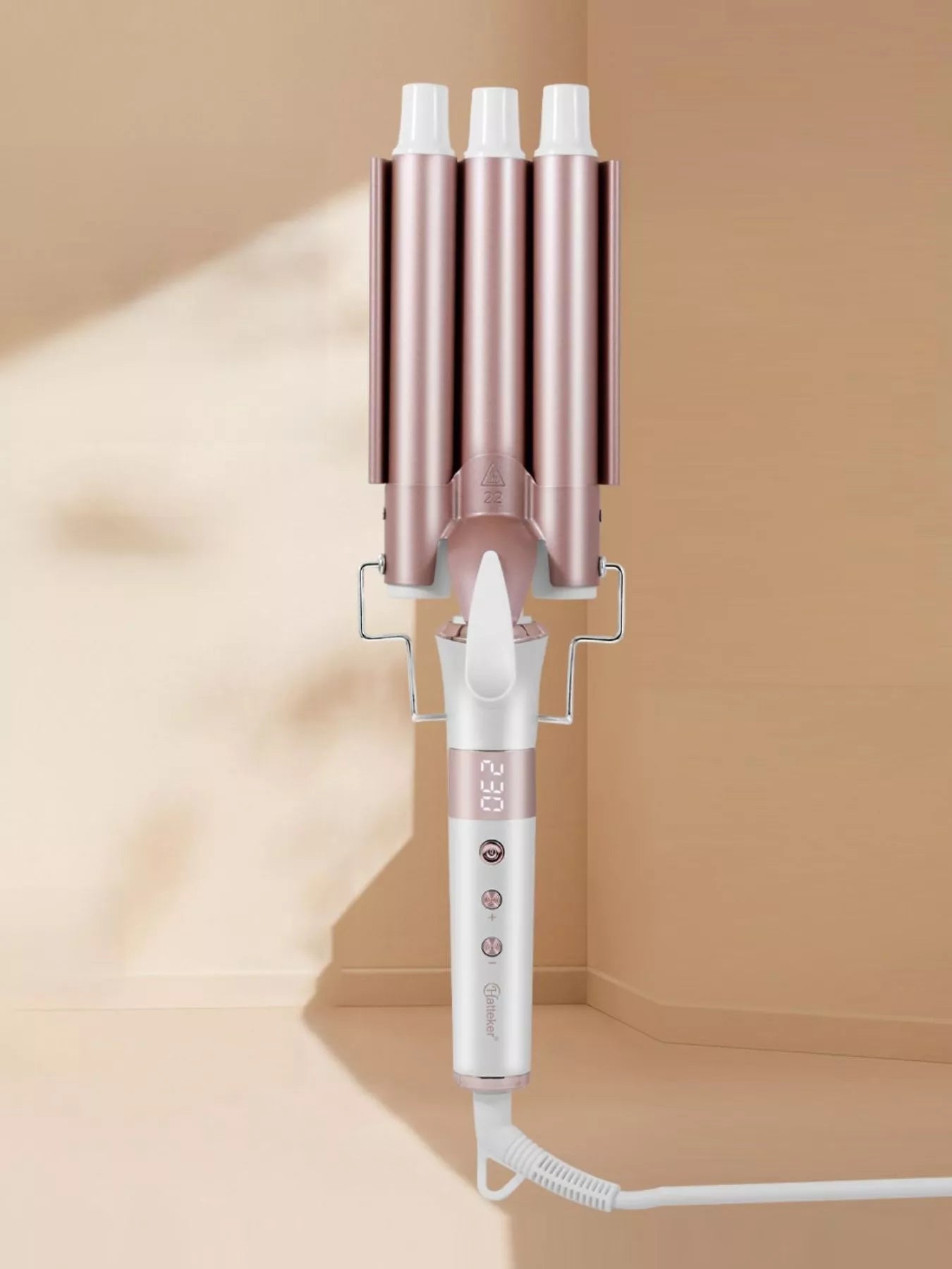 Effortless Glam Wave 3-Barrel Curling Iron - cas7m