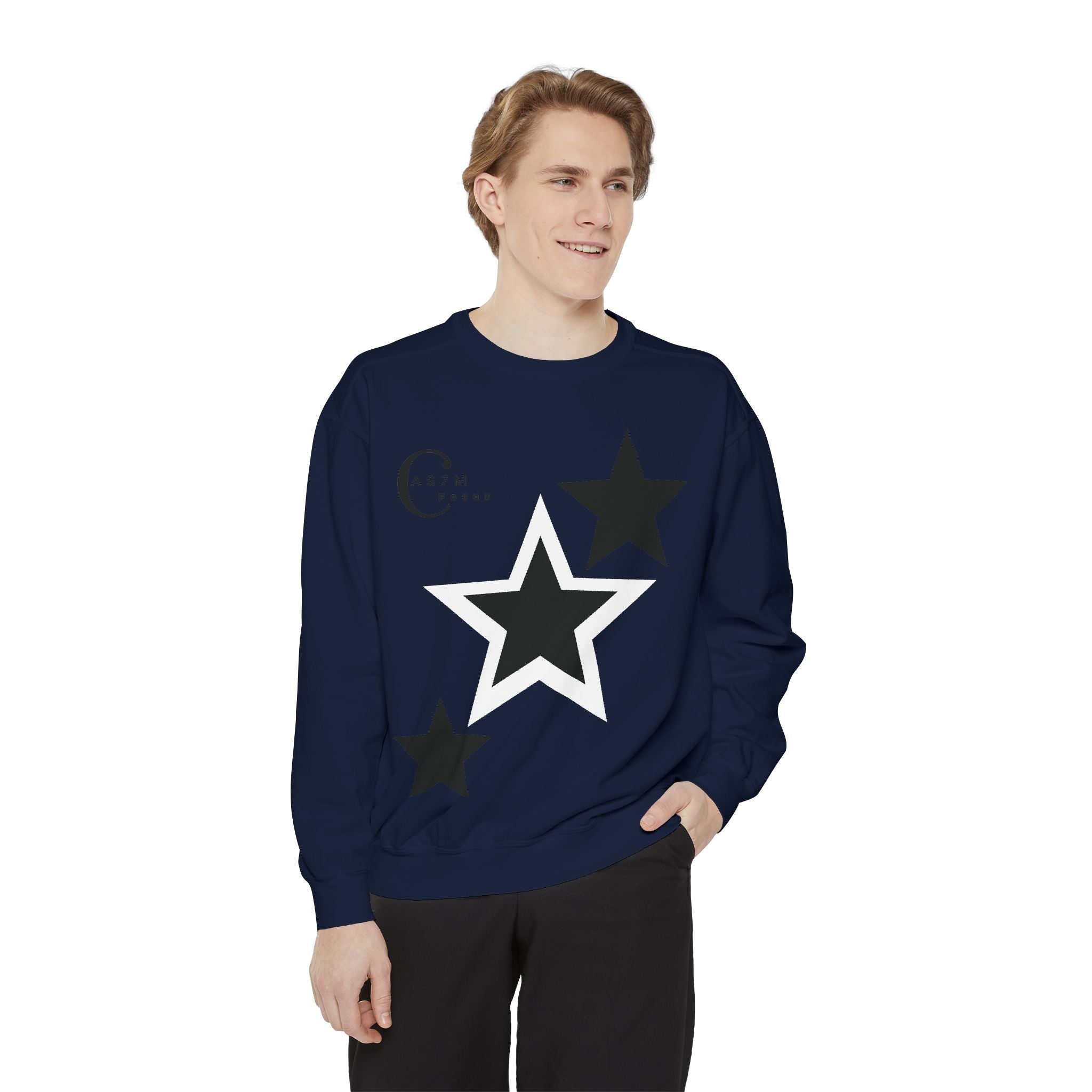 Unisex Garment-Dyed Sweatshirt - cas7m