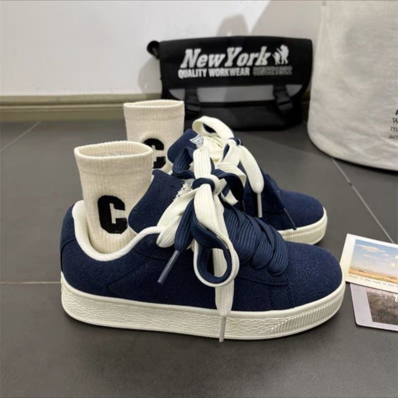 Niche Vintage Chunky-soled Sneakers For Men - cas7m