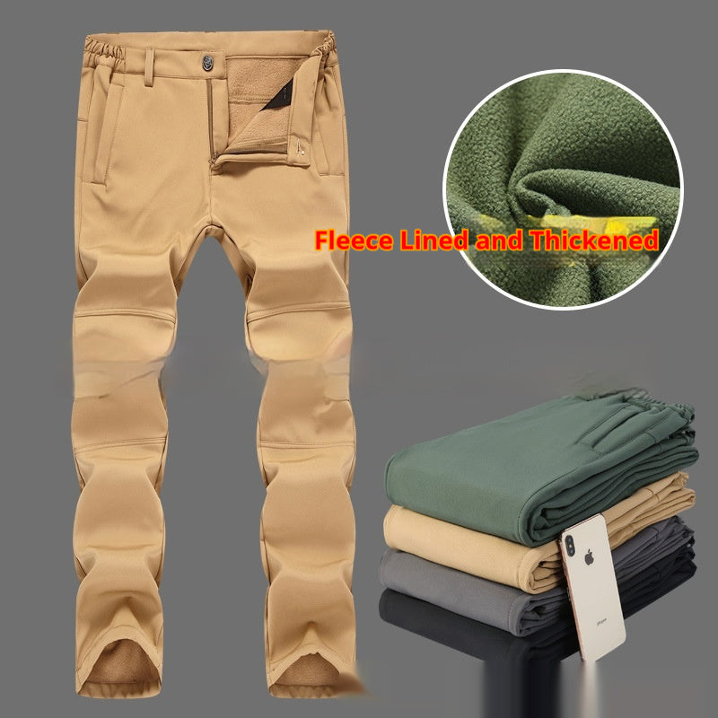 Mens Fleece Hiking Pants - cas7m