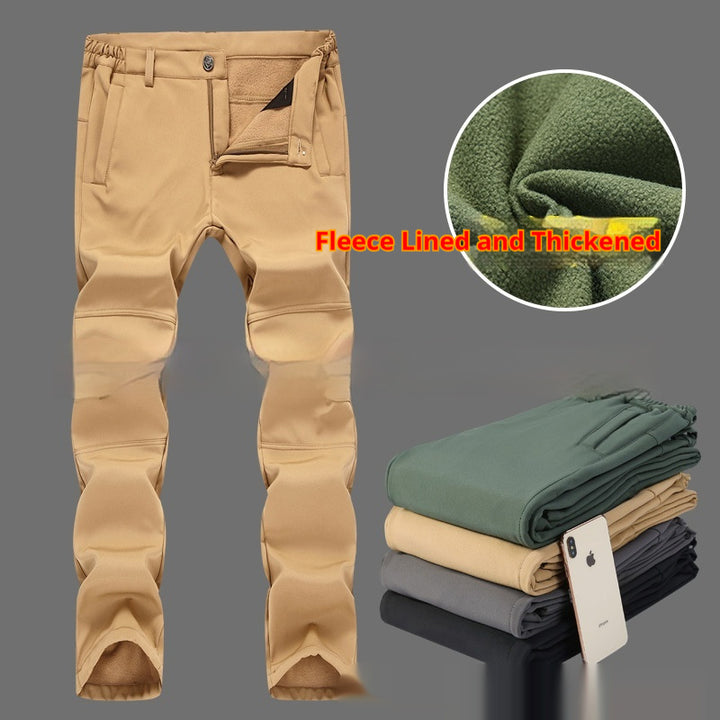 Mens Fleece Hiking Pants - cas7m