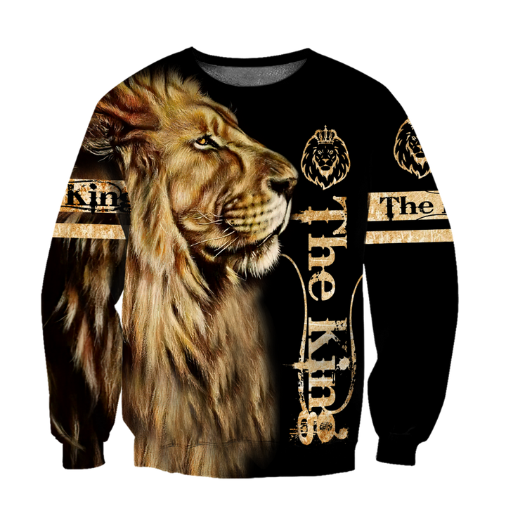 Animal Lion Men 3D Printed Sports Hoodie - cas7m
