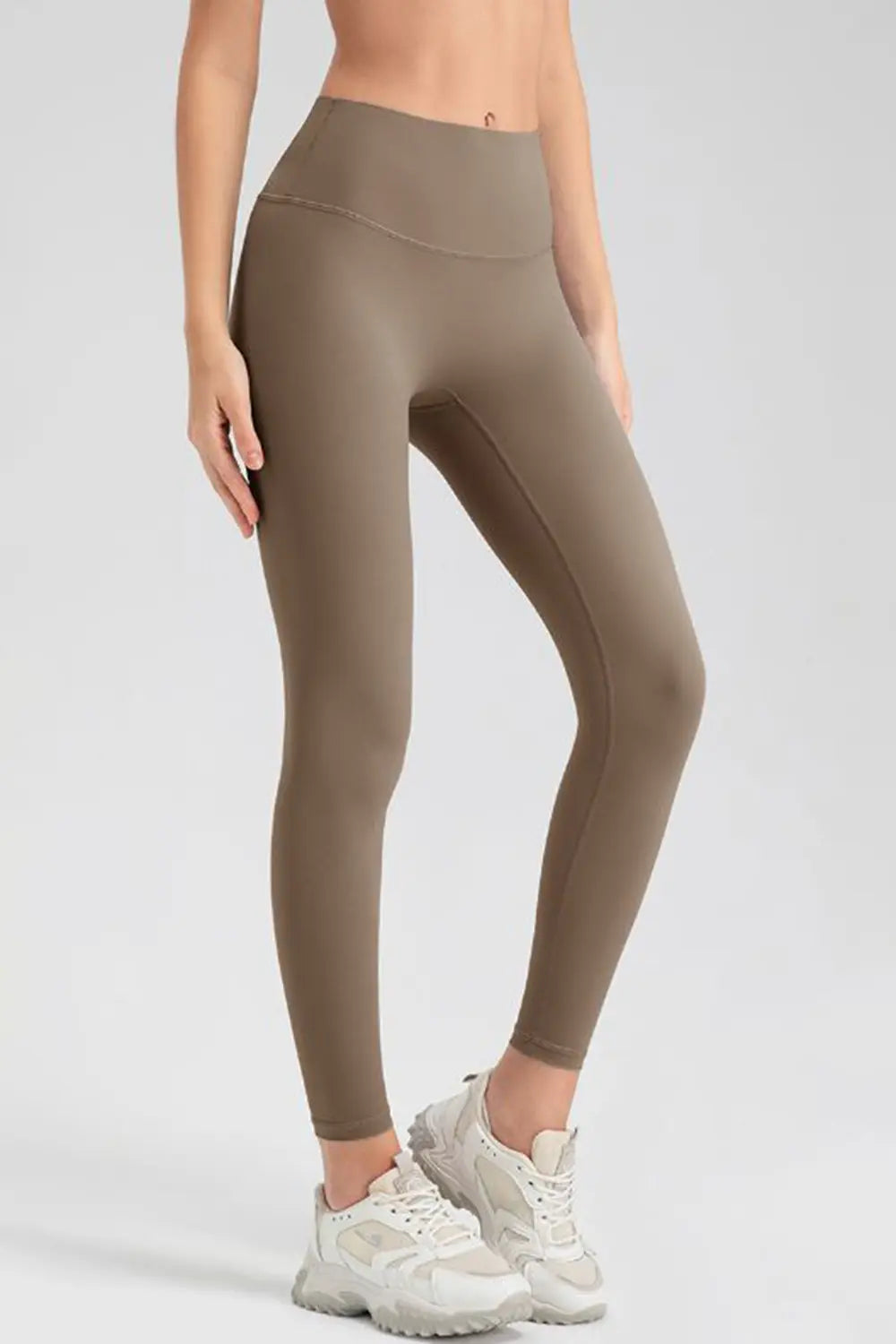 Wide Waistband Sport Leggings - cas7m