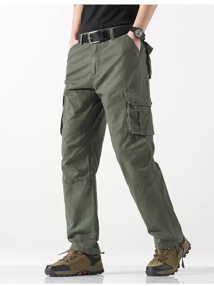 Men's Plus Size Relaxed Fit Cargo Pants - cas7m