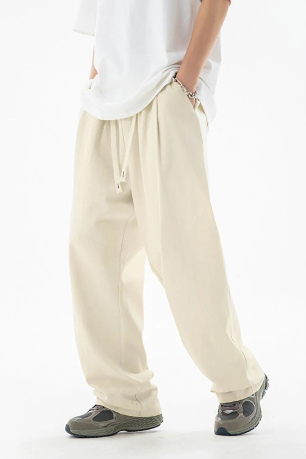 Men's Drawstring Sweatpants with Pockets - cas7m