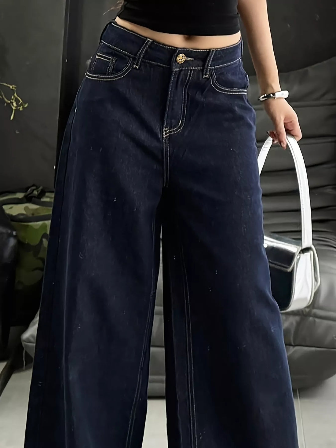 Wide Leg Jeans - cas7m