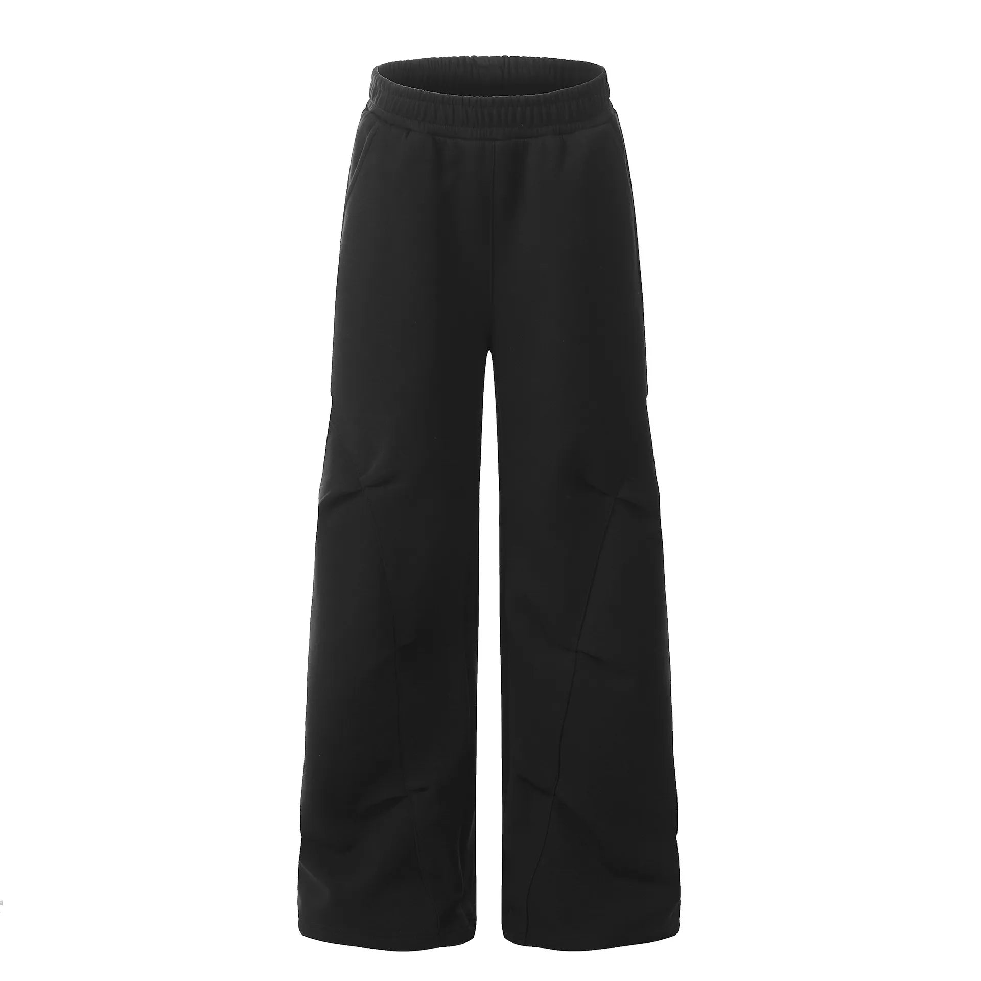 Men's Elastic Waist Wide Leg Sweatpants - cas7m