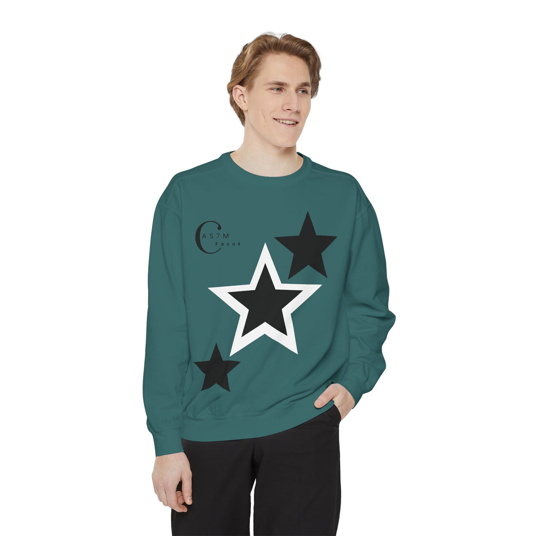 Unisex Garment-Dyed Sweatshirt - cas7m