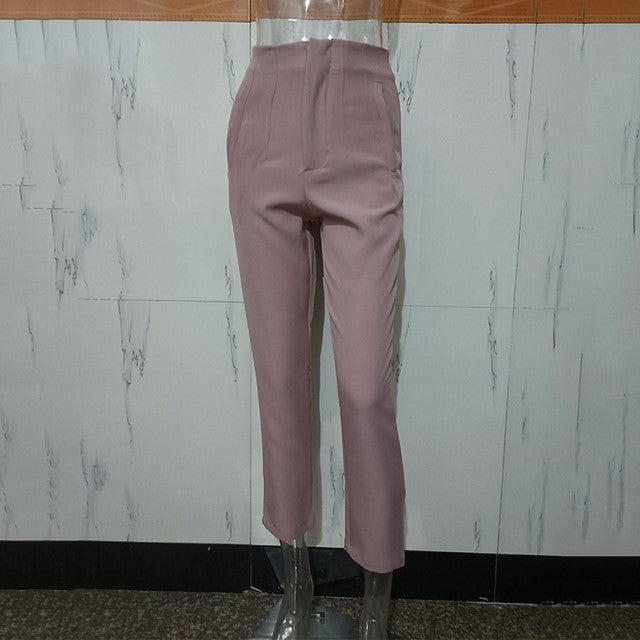 Women's Casual Fashion Straight Leg Pants - cas7m