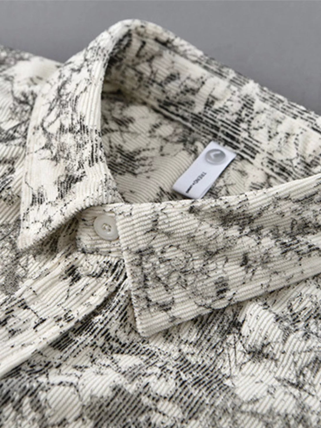 Men's Plus Size Button Up Long Sleeve Shirt - cas7m