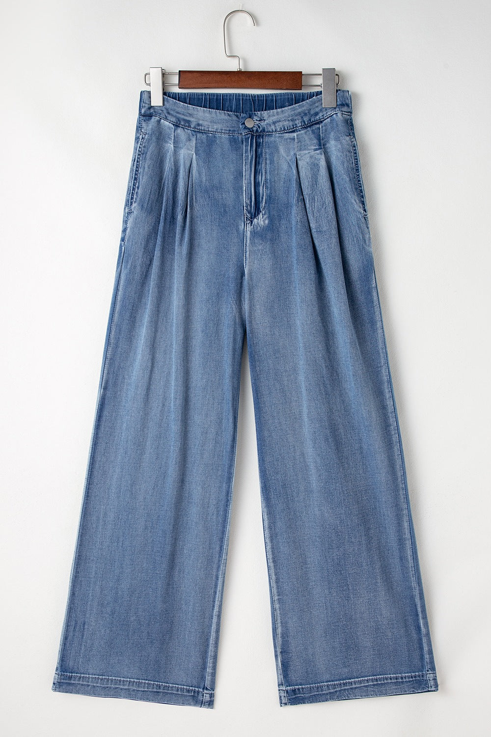 High-Waisted Wide-Leg Jeans - cas7m
