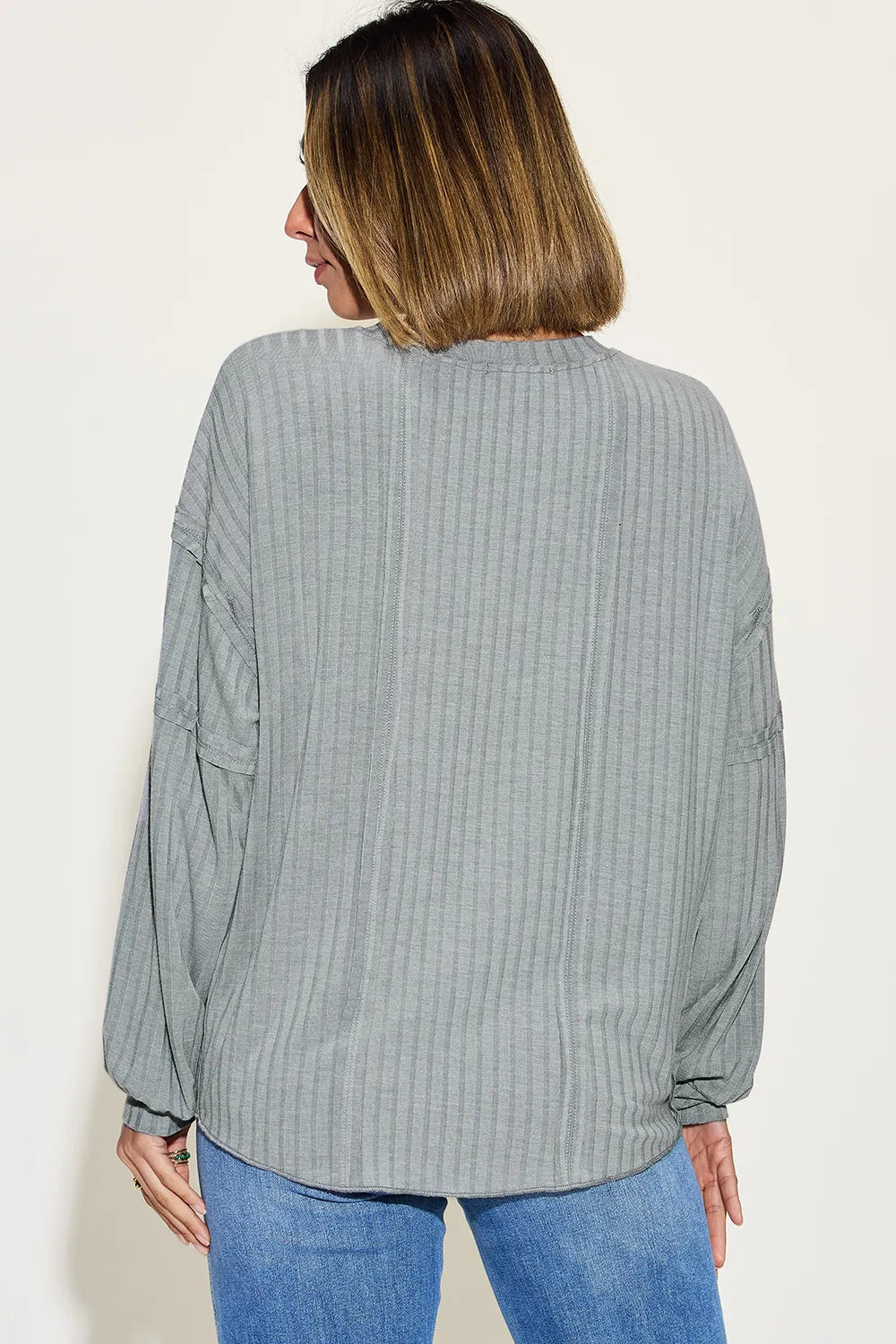 Basic Bae Full Size Ribbed Round Neck Long Sleeve T-Shirt - cas7m