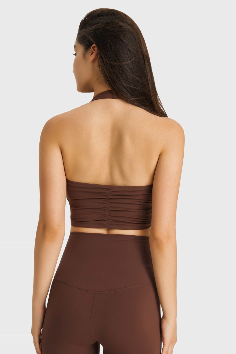 Millennia Breathable Halter Neck Sports Bra - cas7m