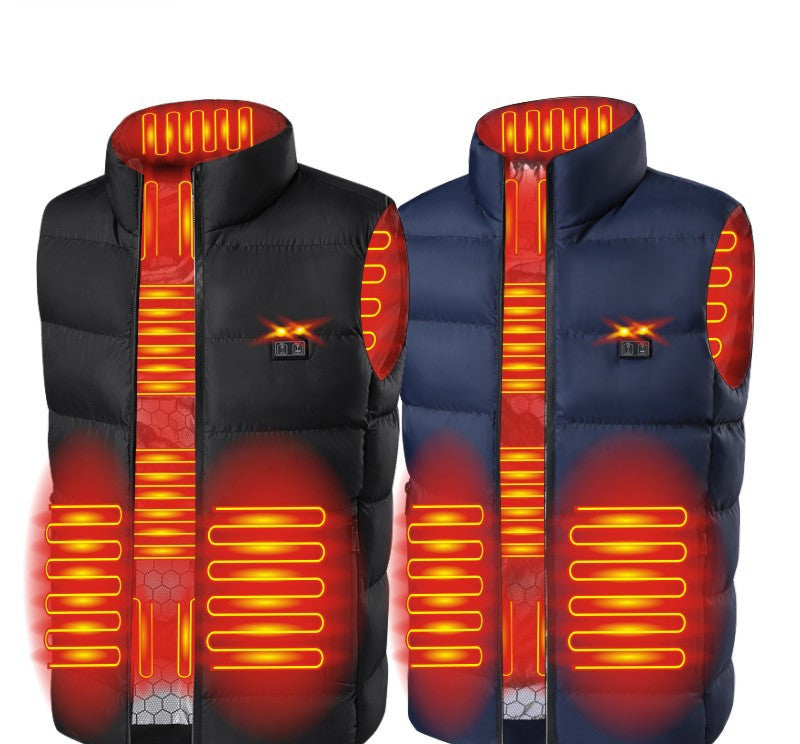 Heating Vest Stand Collar Heating Vest Smart - cas7m