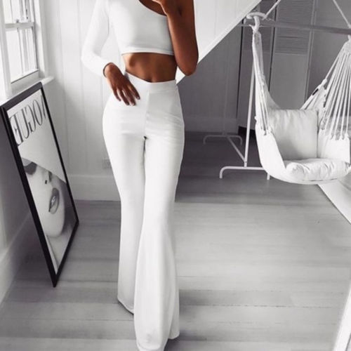 Comfortable High Waist Wide Leg Casual Pants for Women