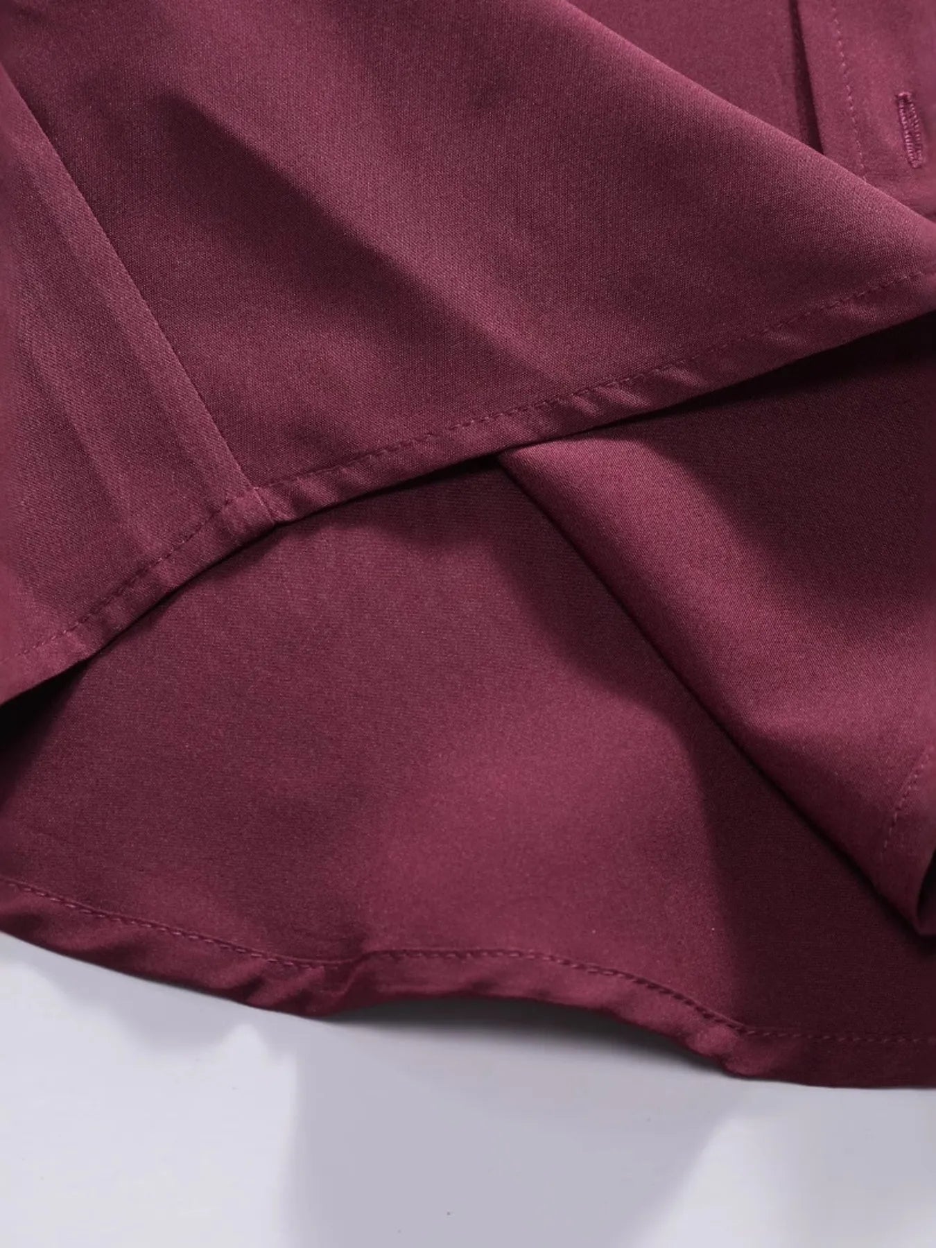 Men's Casual Solid Color Short Sleeve Shirt - cas7m