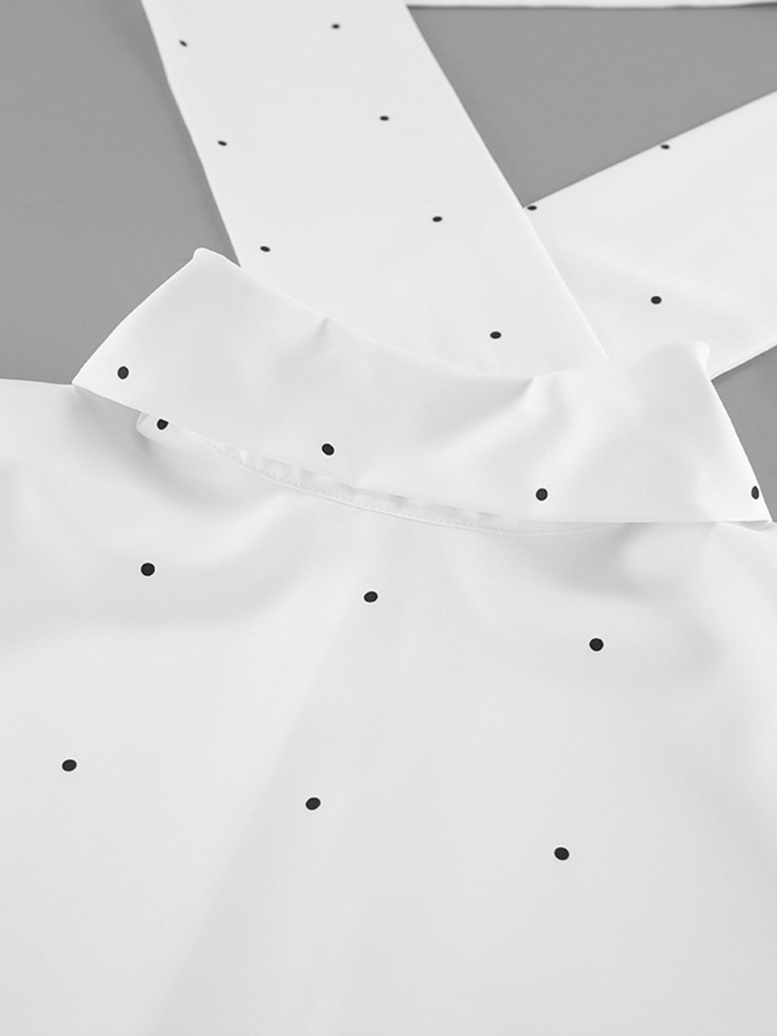 Polka Dot High Neck Tank - cas7m