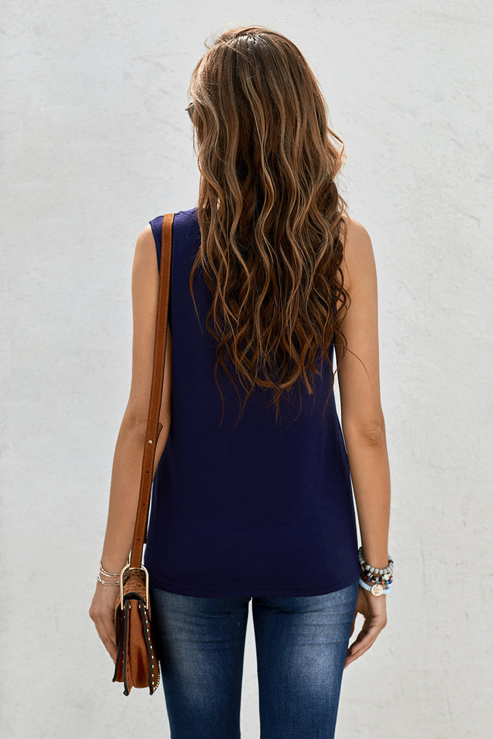 Round Neck Tank - cas7m