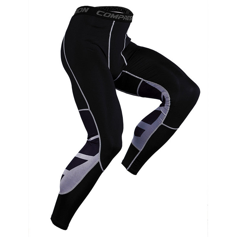 Men's High Elastic Quick Dry Fitness Sweatpants - cas7m