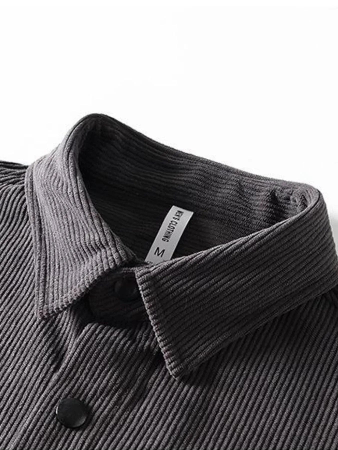 Men's Button Up Long Sleeve Shirt - cas7m