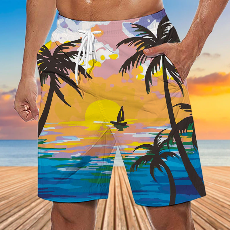 Shorts Swimming Shorts Trunks Summer Beach Pants - cas7m