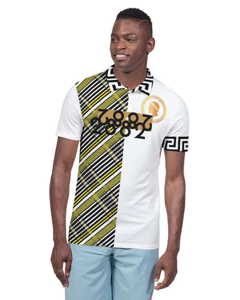 2882Sport™ Greeky Prepster Men's Slim Fit Short Sleeve Polo Shirt