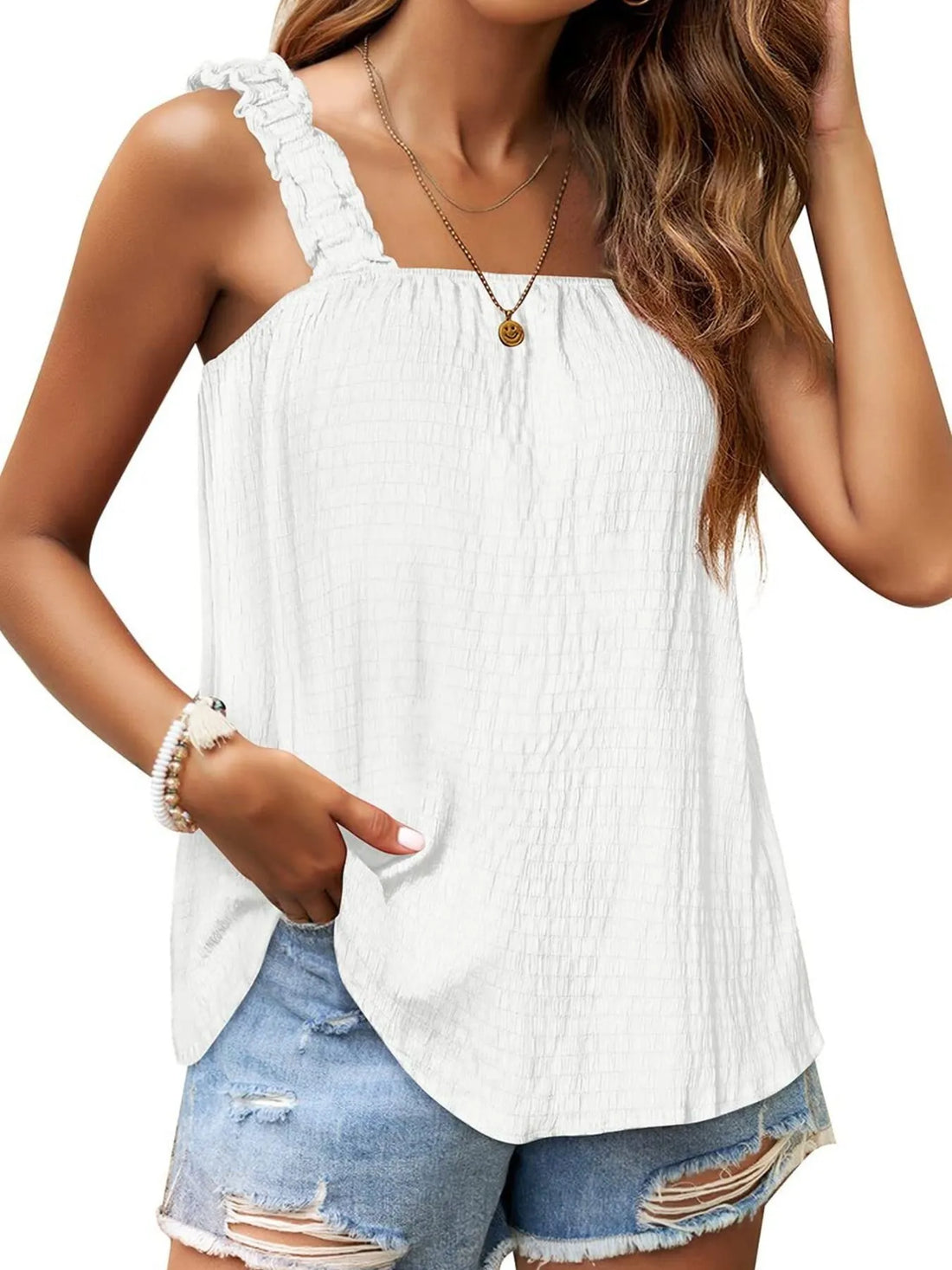 Square Neck Tank Top - cas7m