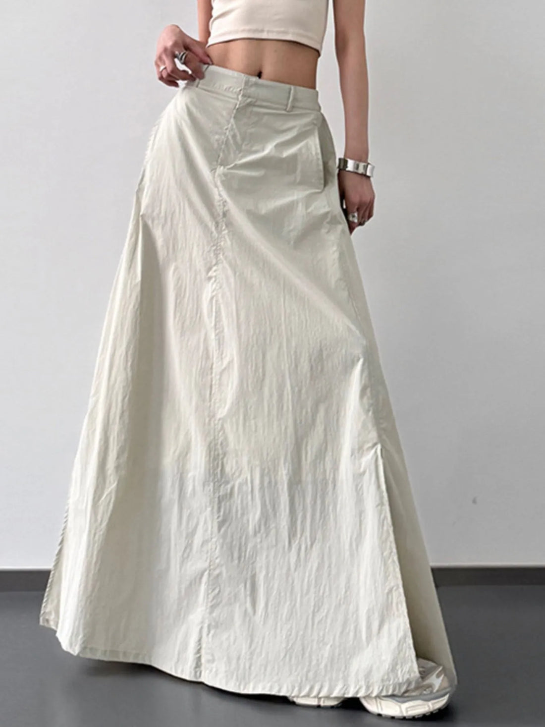 High Waist Slit Maxi Skirt - cas7m