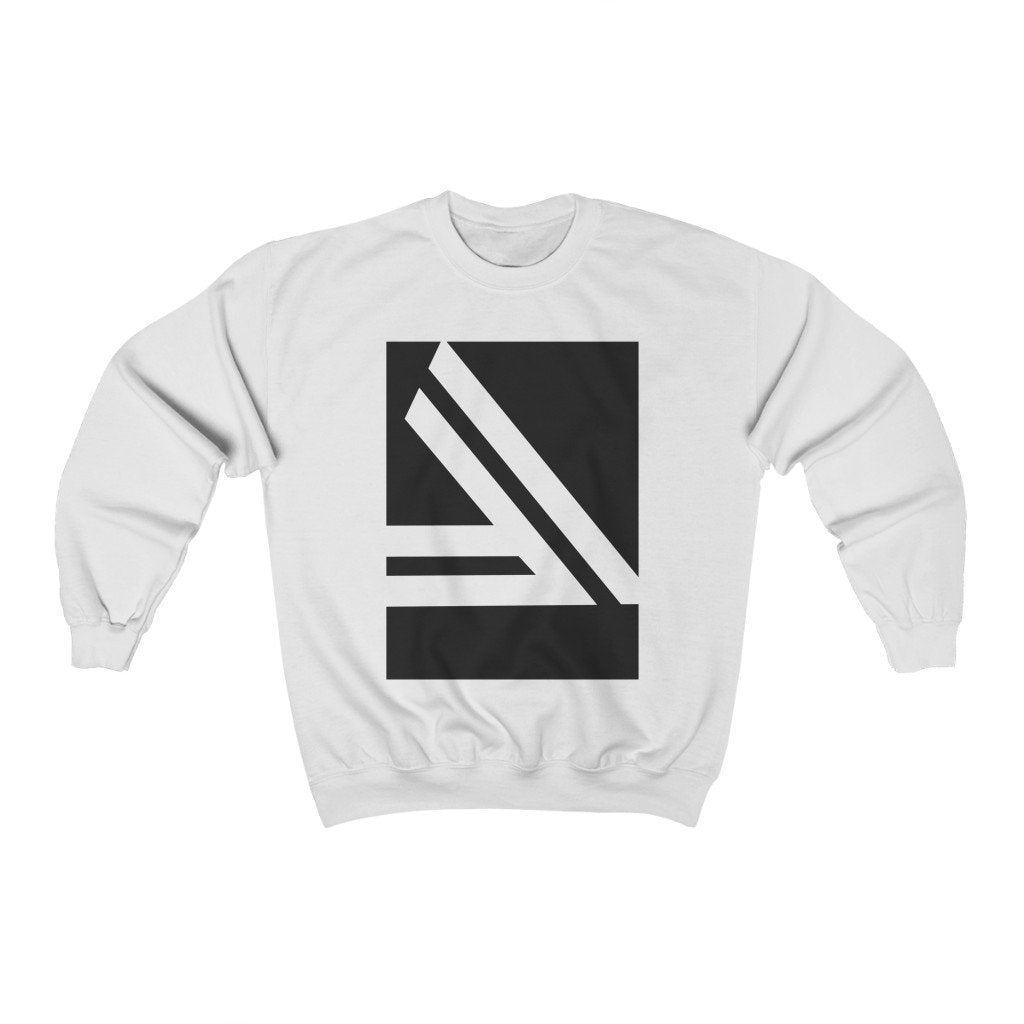 Men's Double Slanted Logo Crewneck Sweatshirt - cas7m