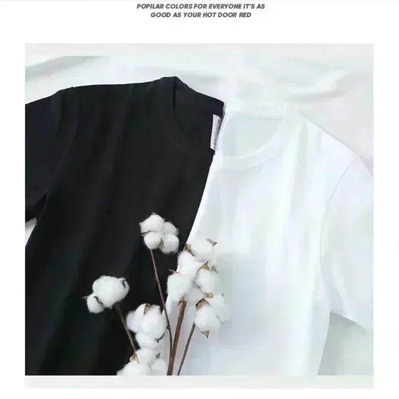 Personality Letter Pattern Oversized T-shirt Men - cas7m
