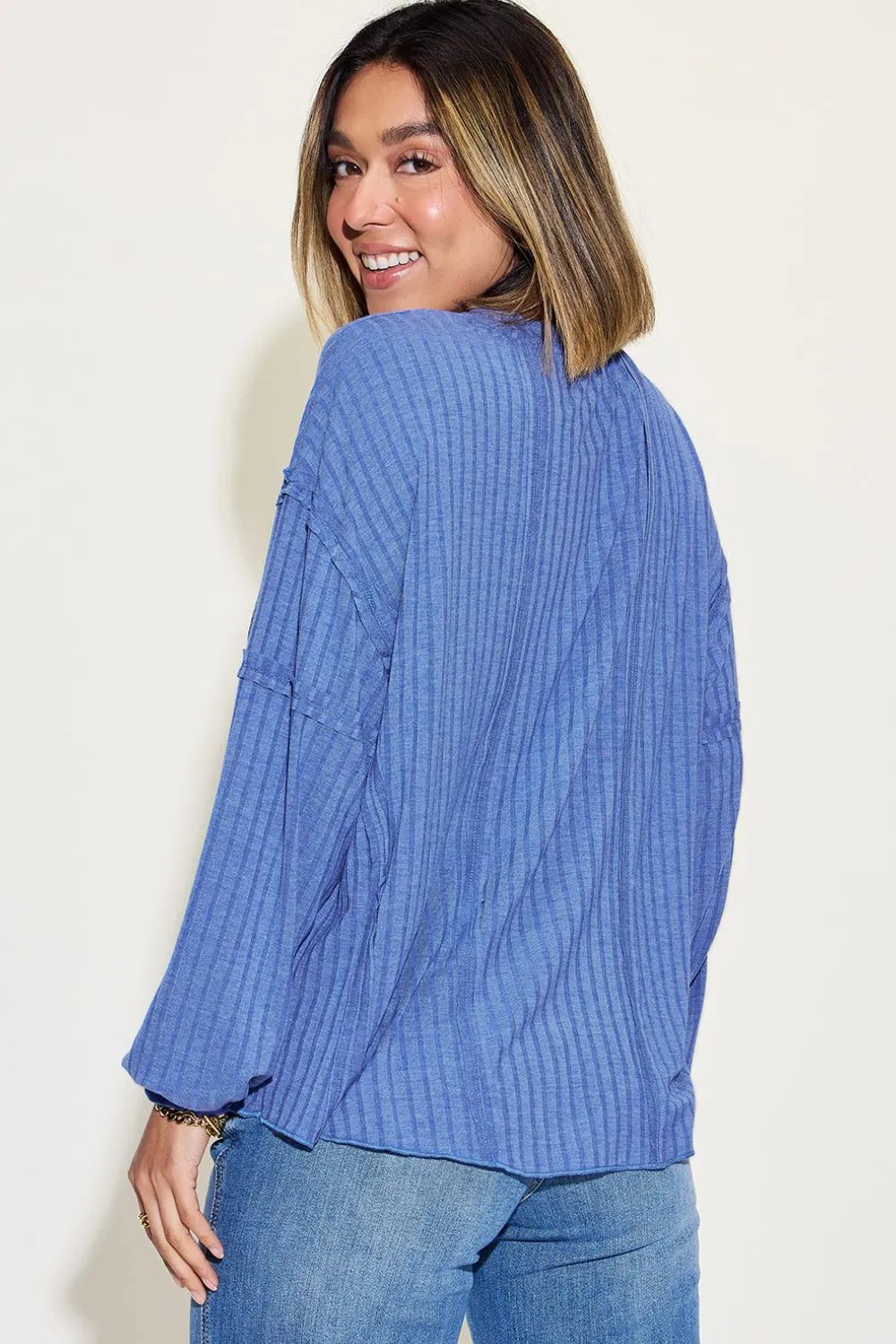 Basic Bae Full Size Ribbed Round Neck Long Sleeve T-Shirt - cas7m