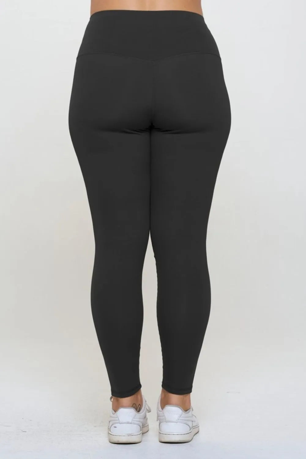 Yelete Full Size Fleece Lined High Waisted Leggings - cas7m