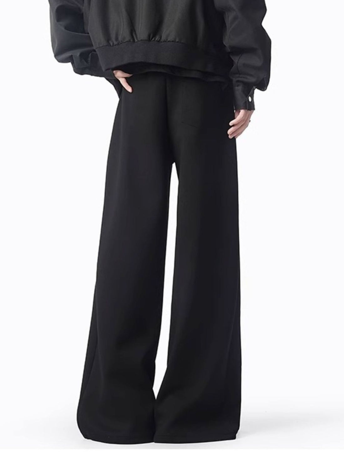 Men's Plus Size Casual Wide Leg Sweatpants - cas7m