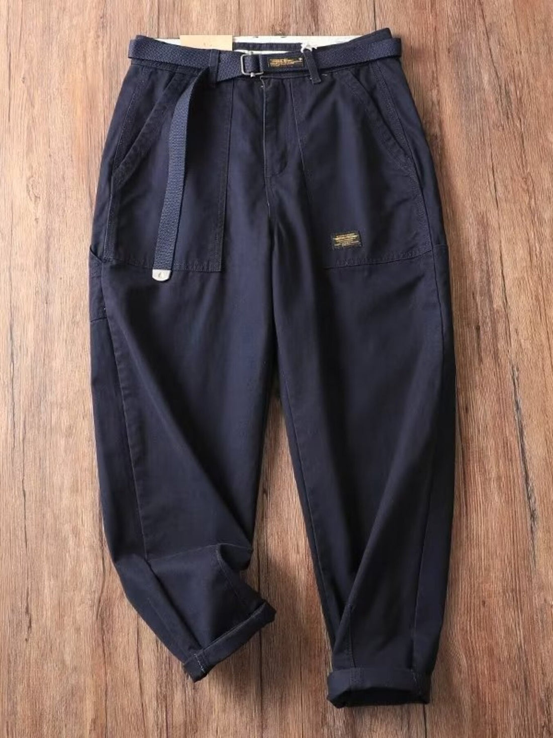 Men's Plus Size Loose Fit Pants with Pockets - cas7m