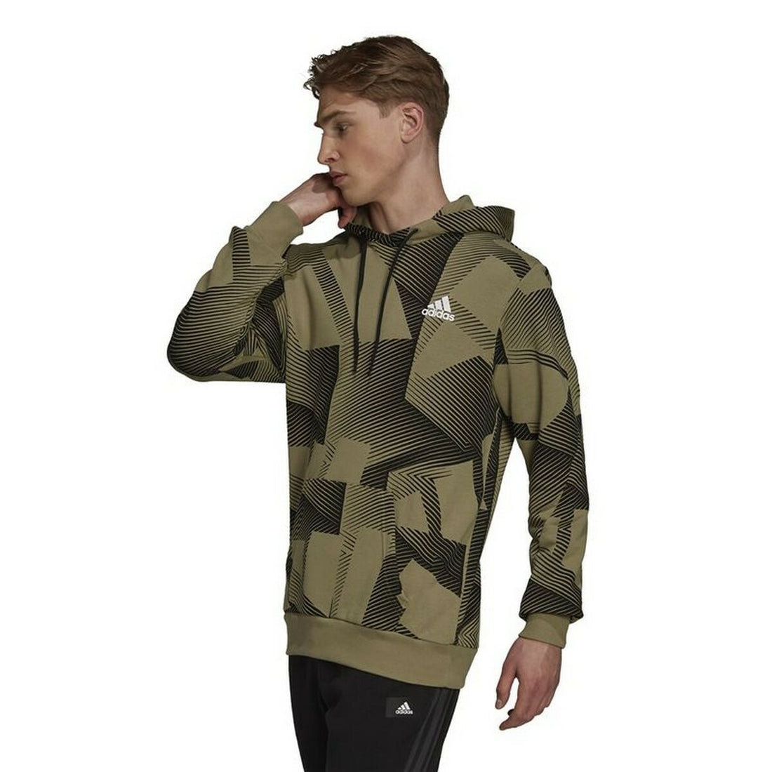 Men’s Hoodie Adidas Graphic M Khaki - cas7m