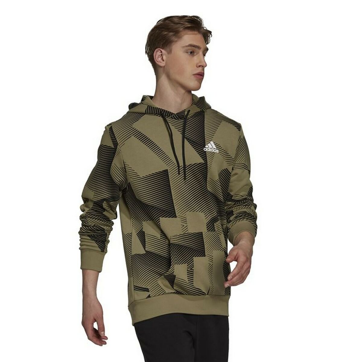 Men’s Hoodie Adidas Graphic M Khaki - cas7m