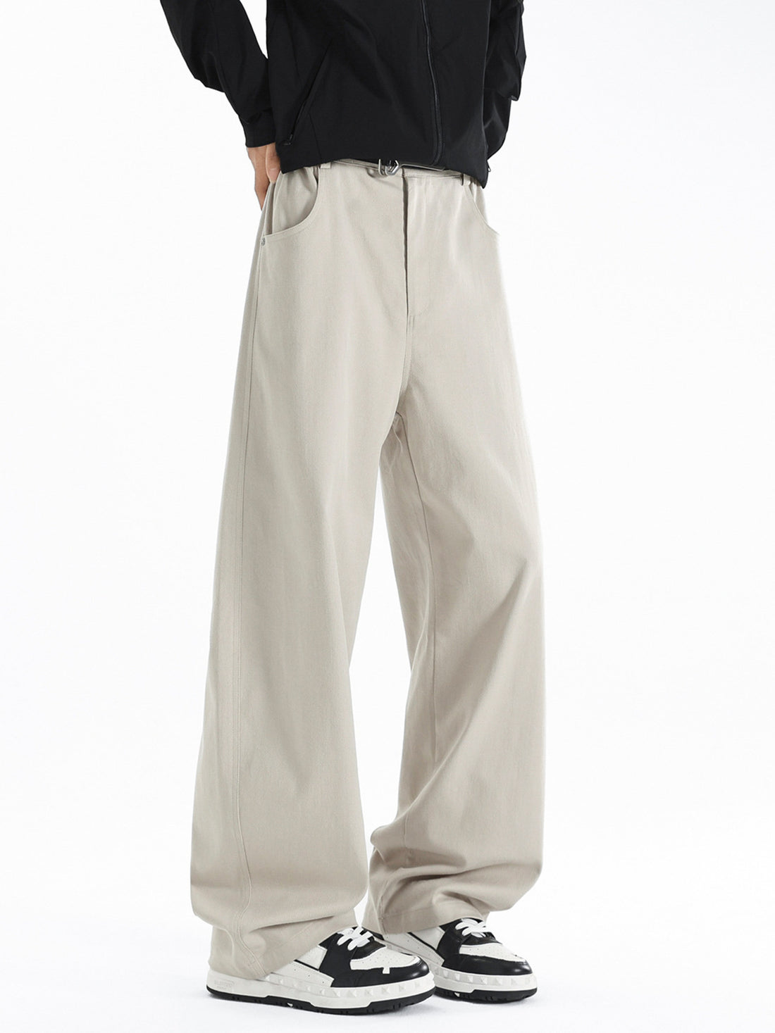 Men's Plus Size Wide Leg Casual Pants - cas7m