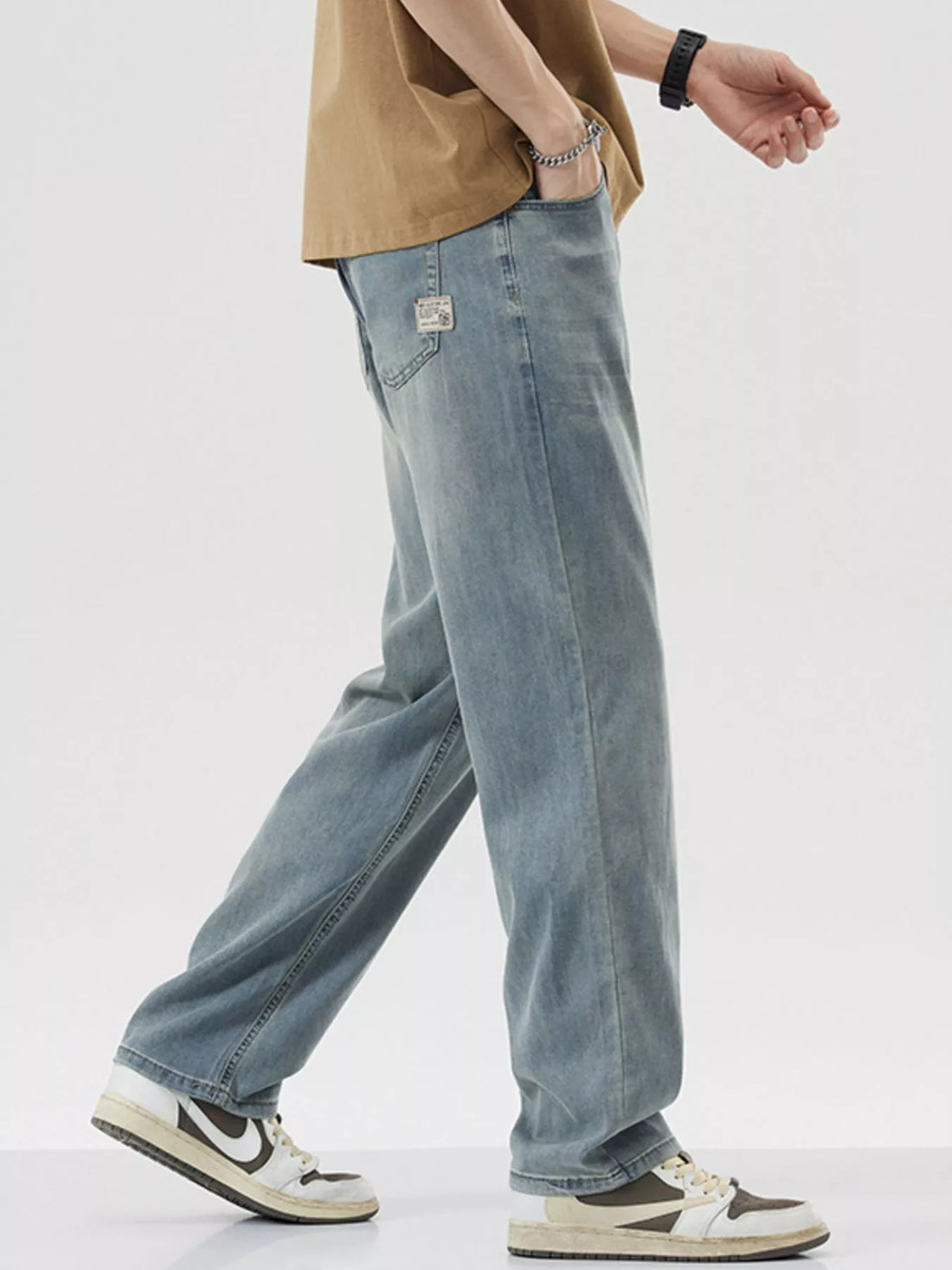 Men's Wide Leg Jeans - cas7m