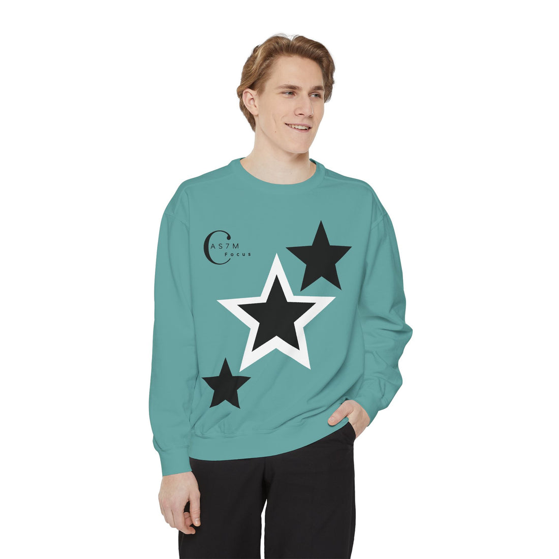 Unisex Garment-Dyed Sweatshirt - cas7m