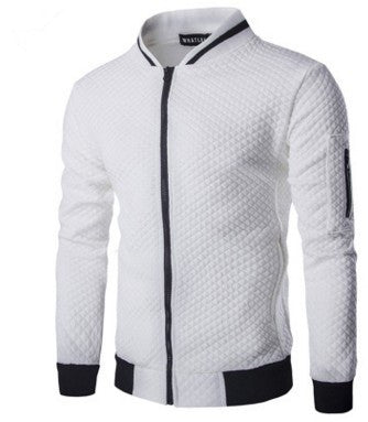 Stand Neck Men Jacket - cas7m