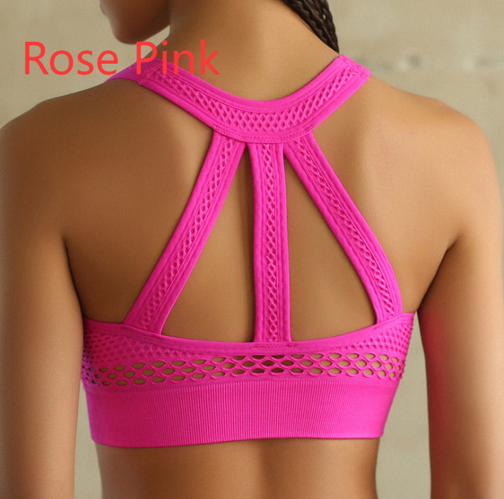 Push Up Sports Bra High Impact Running Padded Women Sexy Seamless Brassiere Sport Bra Top For Yoga Fitness Workout Active Wear - cas7m