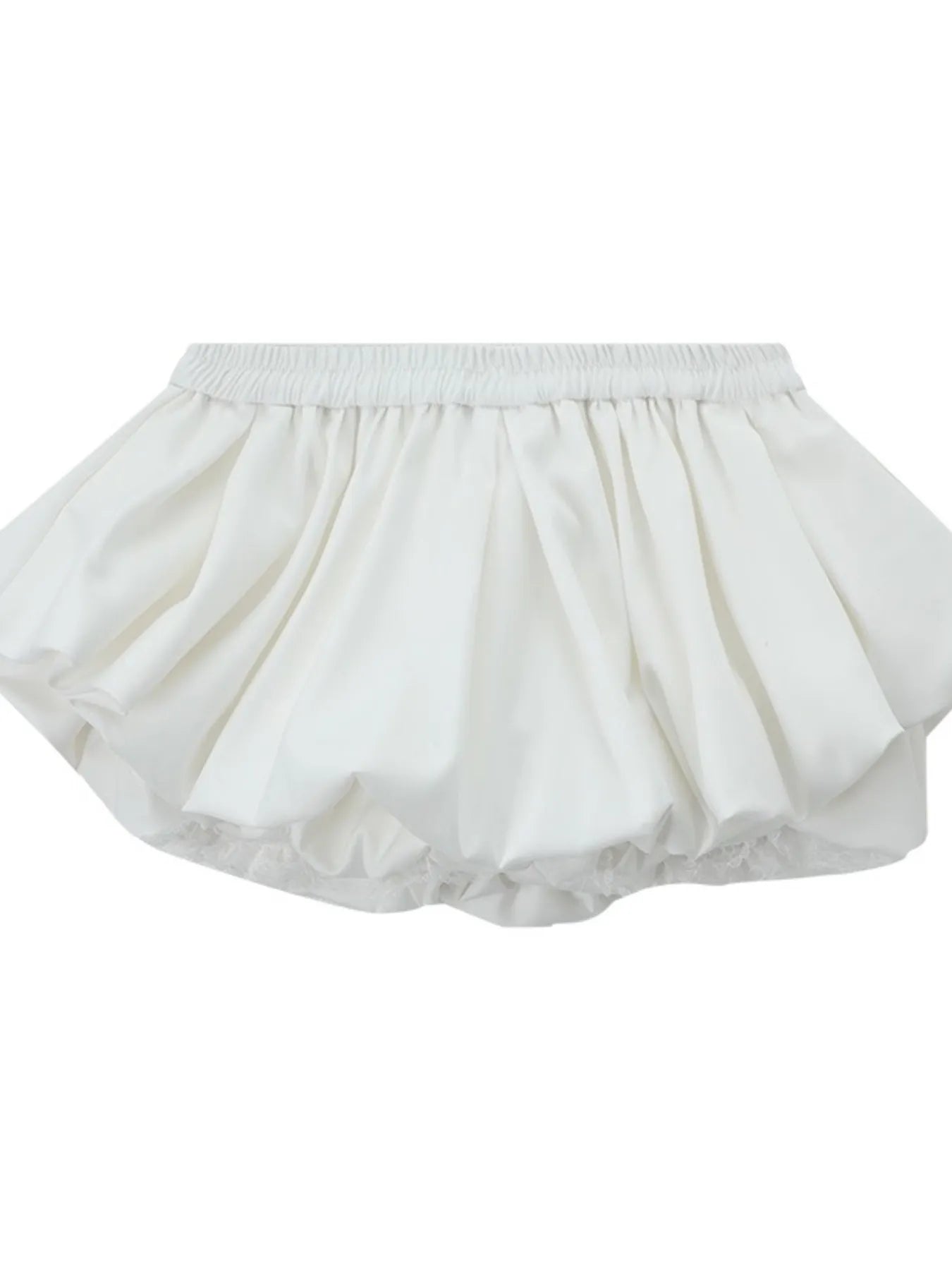 Elastic Waist Bubble Shorts - cas7m