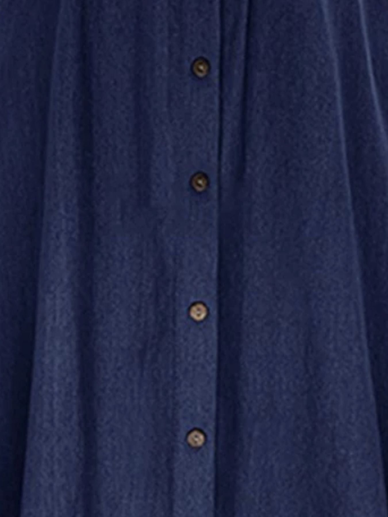 Full Size Button-Front Denim A-Line Skirt Plus Size - cas7m