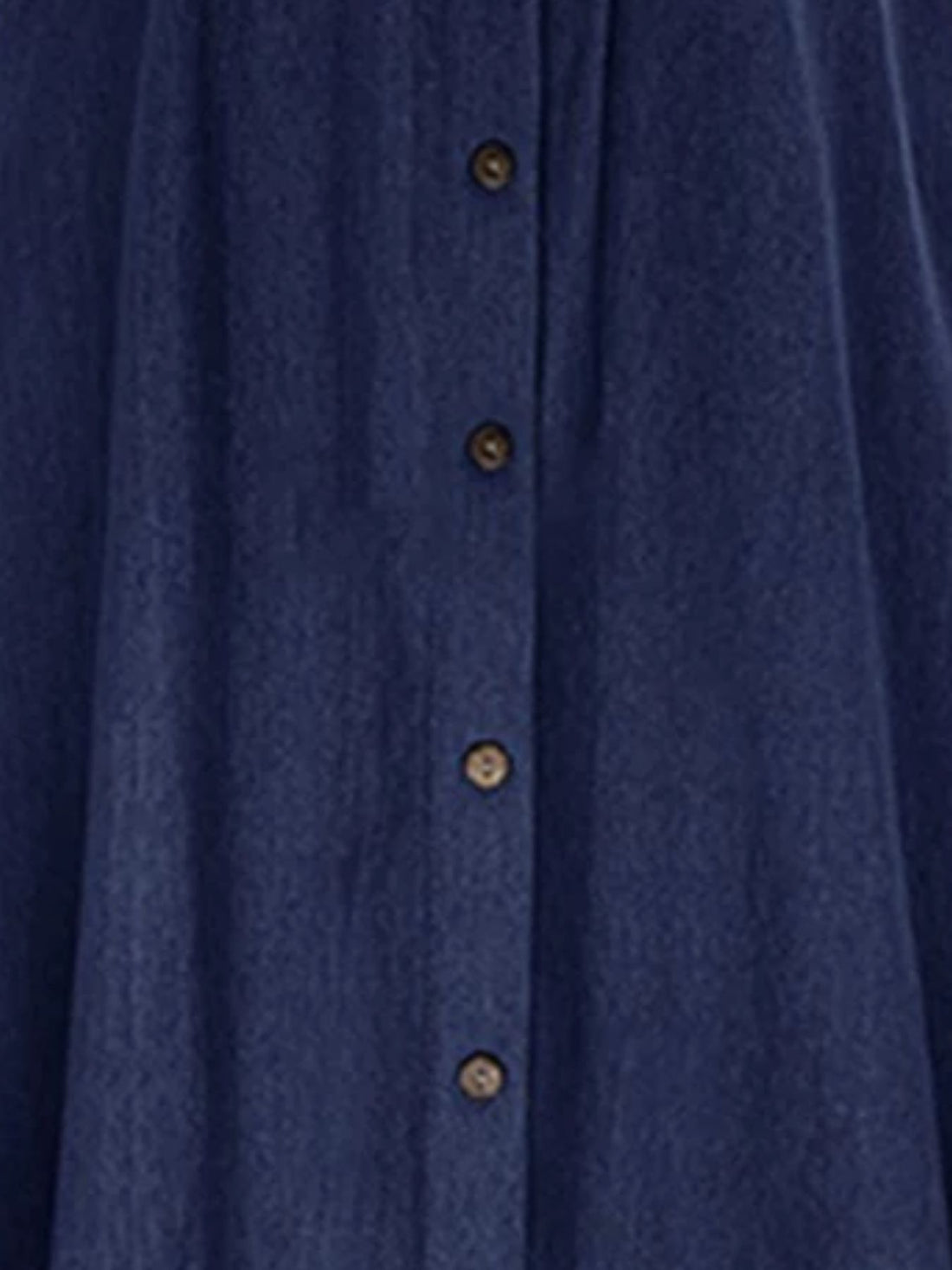 Full Size Button-Front Denim A-Line Skirt Plus Size - cas7m